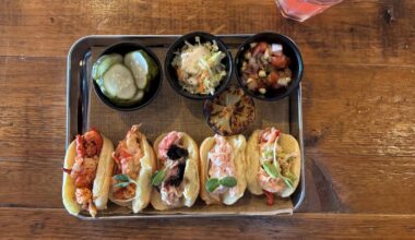 Lobster roll flights under $50 land at 317 Main Street, Driftwood Boardwalk Eatery