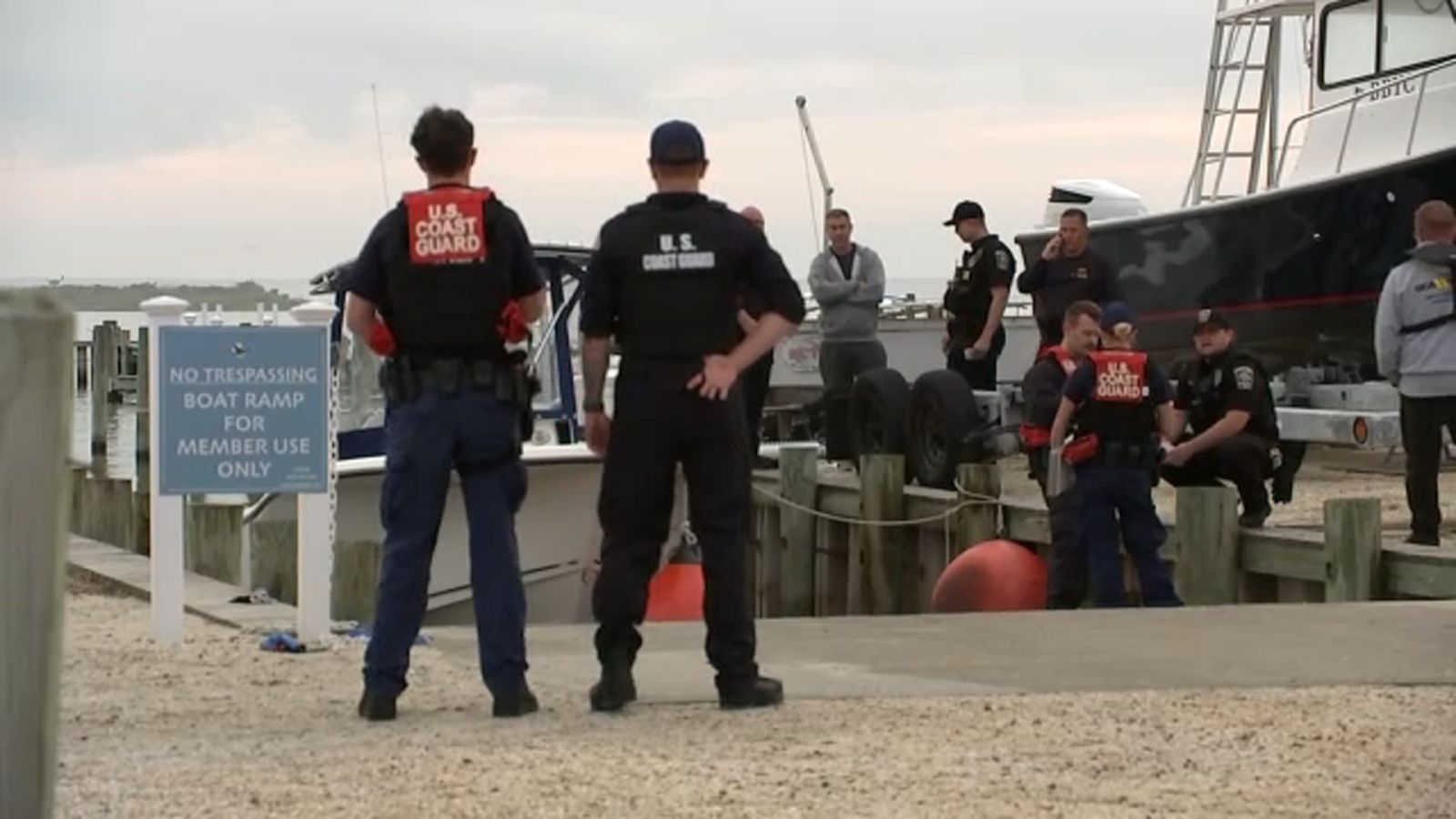 Boat crashes after hitting channel marker in Long Beach Township, New Jersey, sources say
