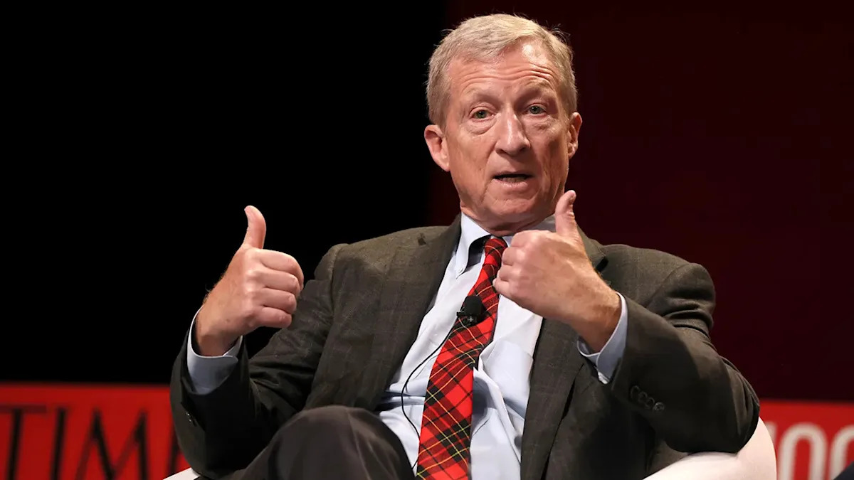 California billionaire Tom Steyer defends trans athletes in high school sports as governor's race heats up