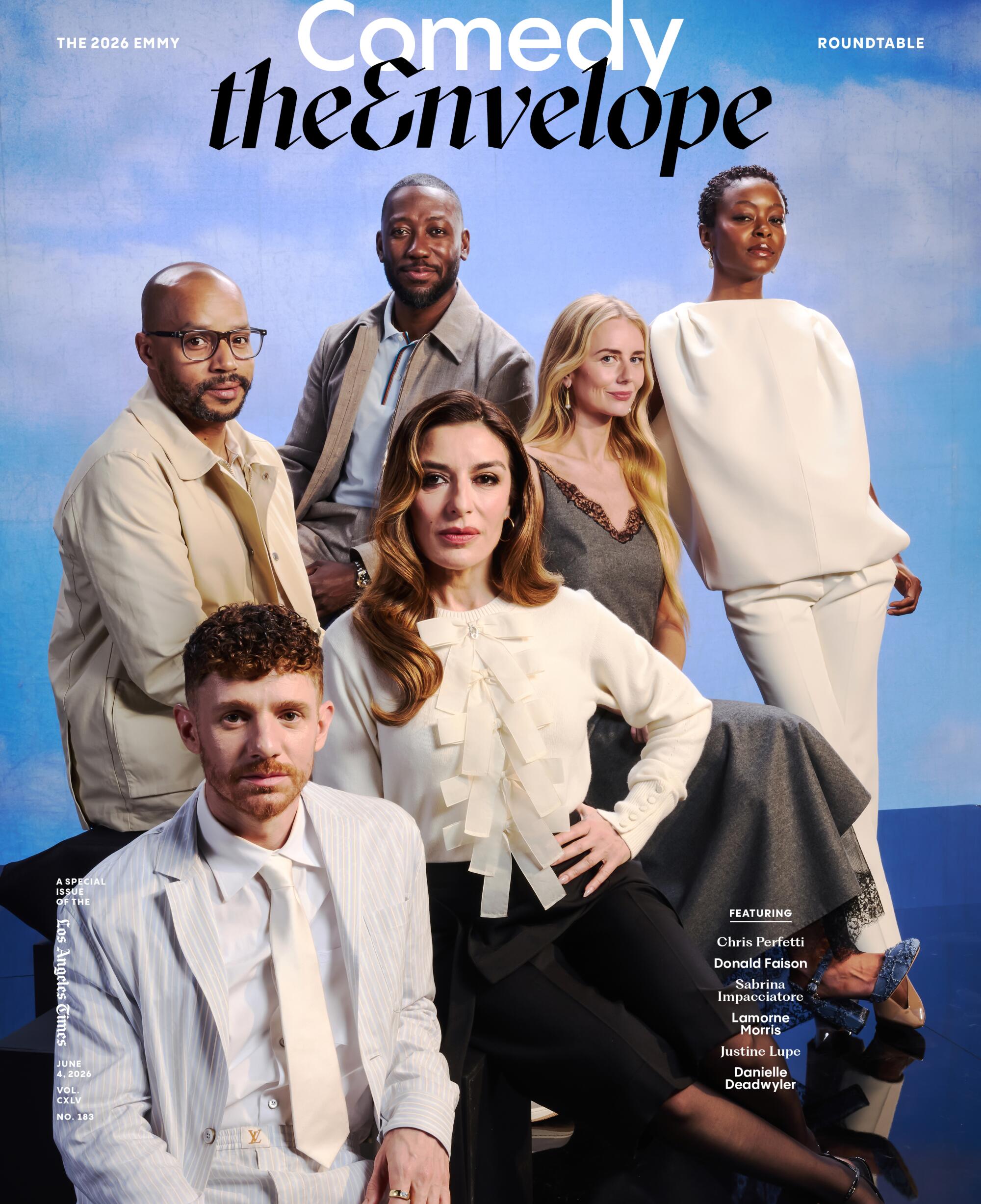 June 4, 2026 cover of The Envelope for The Emmy Comedy Roundtable