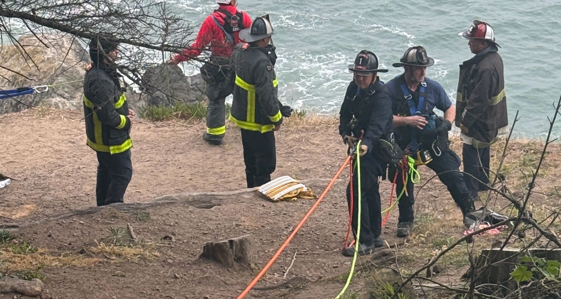 Individual hospitalized after 100-foot fall from San Francisco cliff