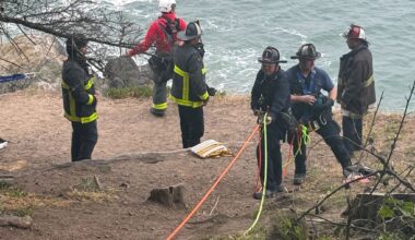 Individual hospitalized after 100-foot fall from San Francisco cliff