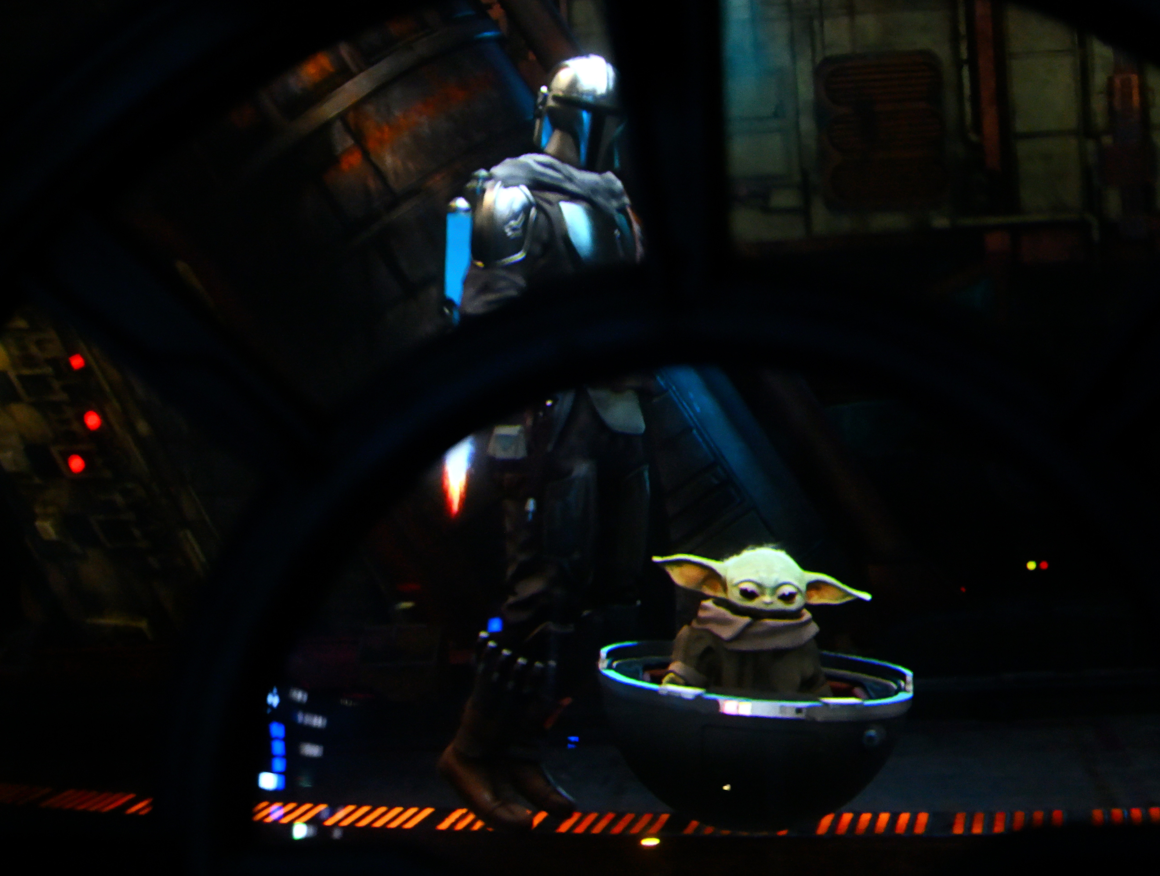 The Mandalorian and Grogu appear at the end of Millennium...