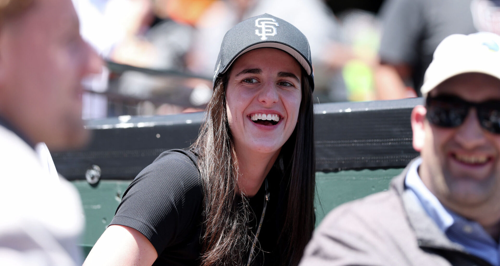 Giants fan Caitlin Clark? WNBA star at SF game before facing Valkyries