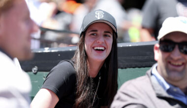 Giants fan Caitlin Clark? WNBA star at SF game before facing Valkyries