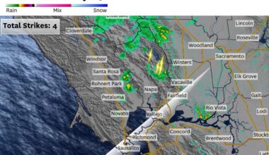 Bay Area rain chances increase from unusually wet spring system