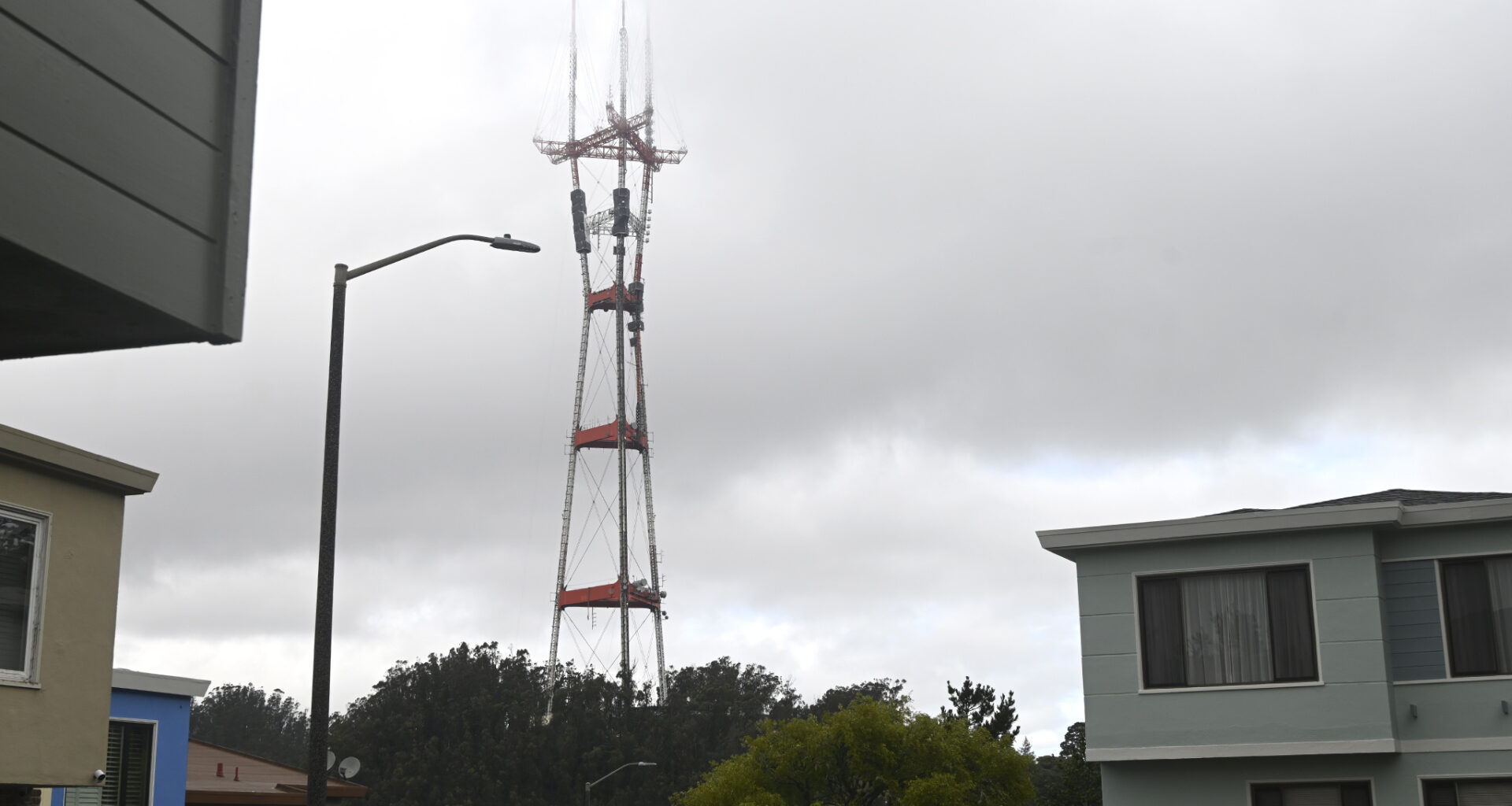 What are those big black boxes on Sutro Tower?