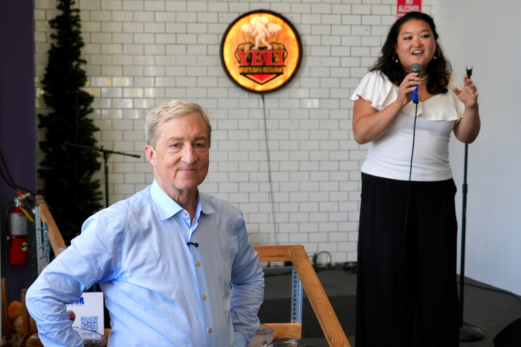The Wire: Tom Steyer campaigns in Berkeley with Mayor Adena Ishii
