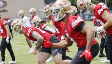 49ers’ young WRs in shape, Kaelon Black tests hands on Day 1 of OTAs