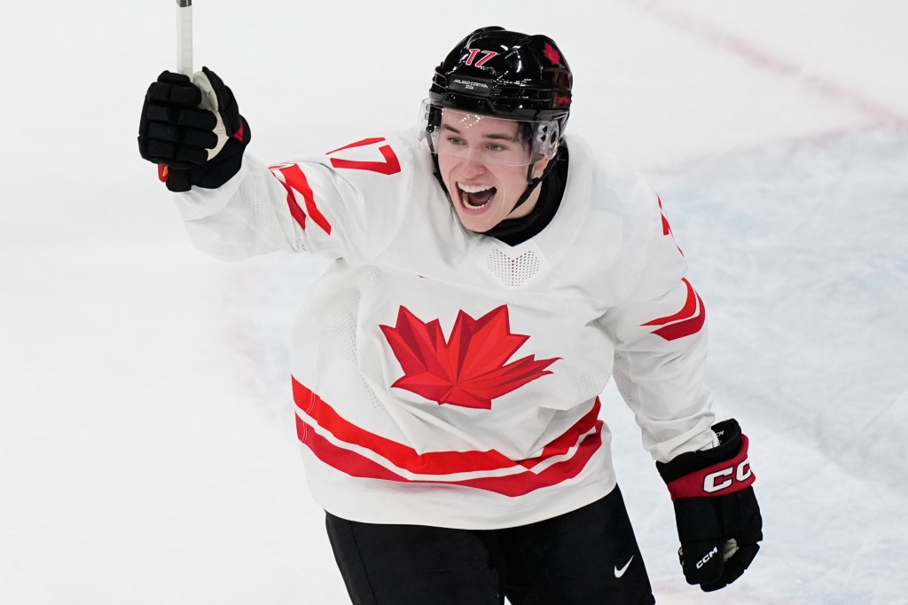 Sharks' Macklin Celebrini leads Canada past US at IIHF World Championship