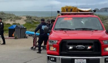 Fisherman hospitalized after sneaker wave hits S.F.’s Baker Beach