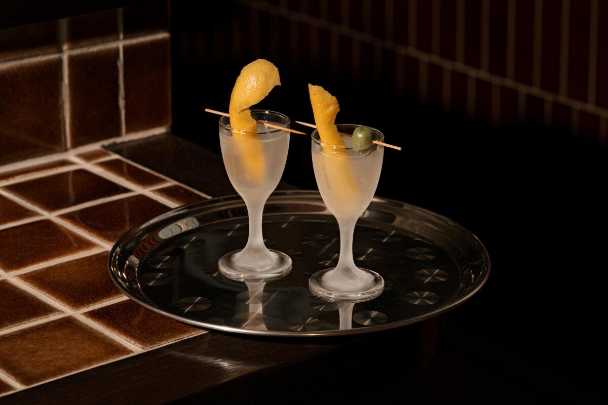 Tiny Tinis at Hermon's in Los Angeles
