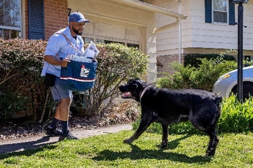 California ranks first in dog attacks on mail carriers