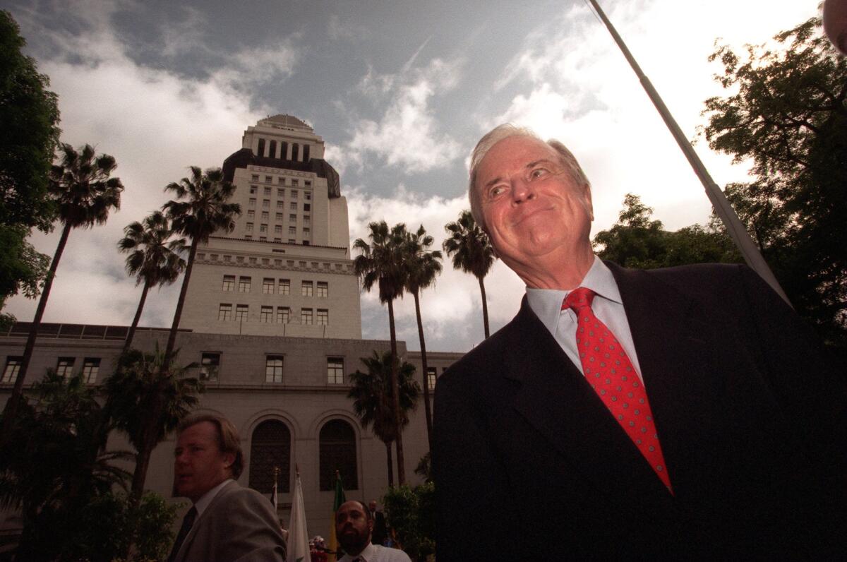 Richard Riordan, the last elected Republican mayor of Los Angeles.