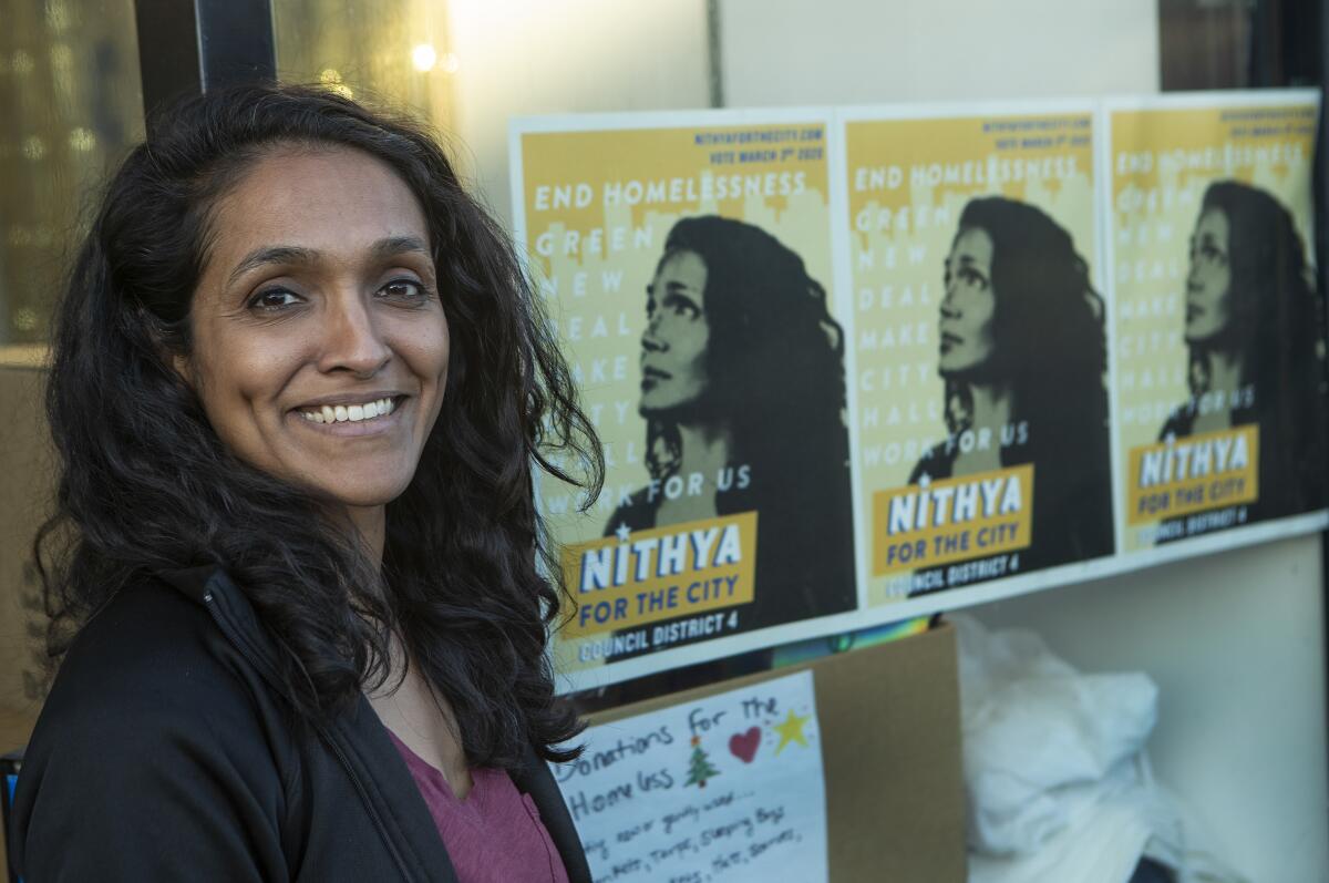 Nithya Raman in 2020.