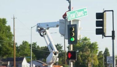 Cesar Chavez Boulevard signs removed impacting local businesses a second time