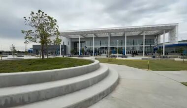 Sanger West High School opens student commons with ribbon cutting