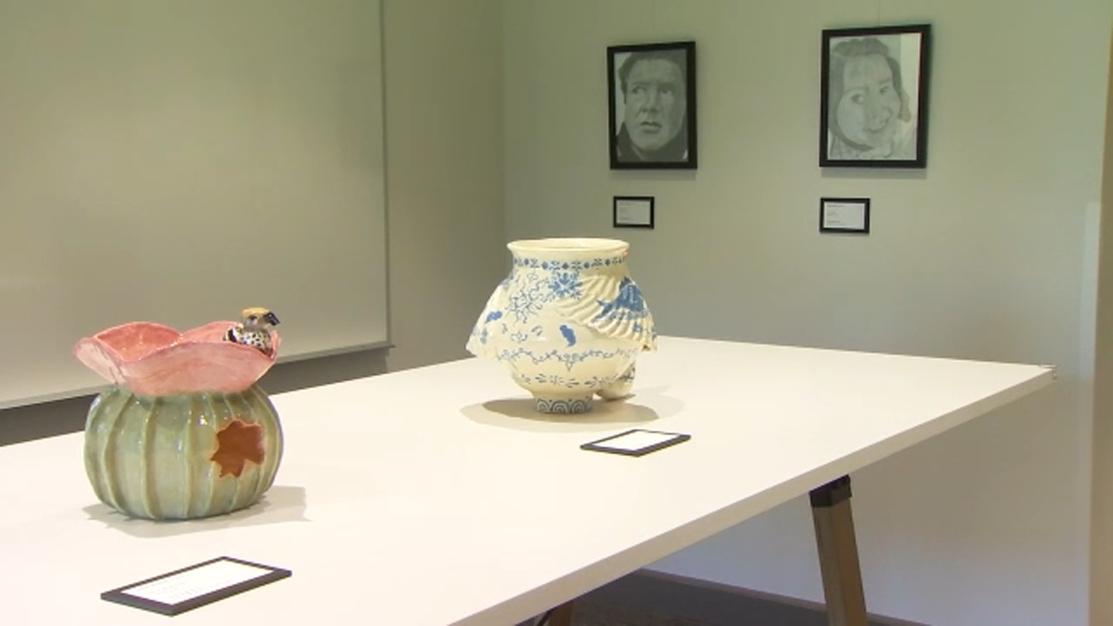 Clovis High students' artwork showcased in new gallery thanks to a community partner
