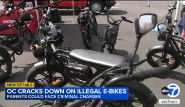 Orange County cracking down on illegal e-bikes, e-motorcycles as parents face charges