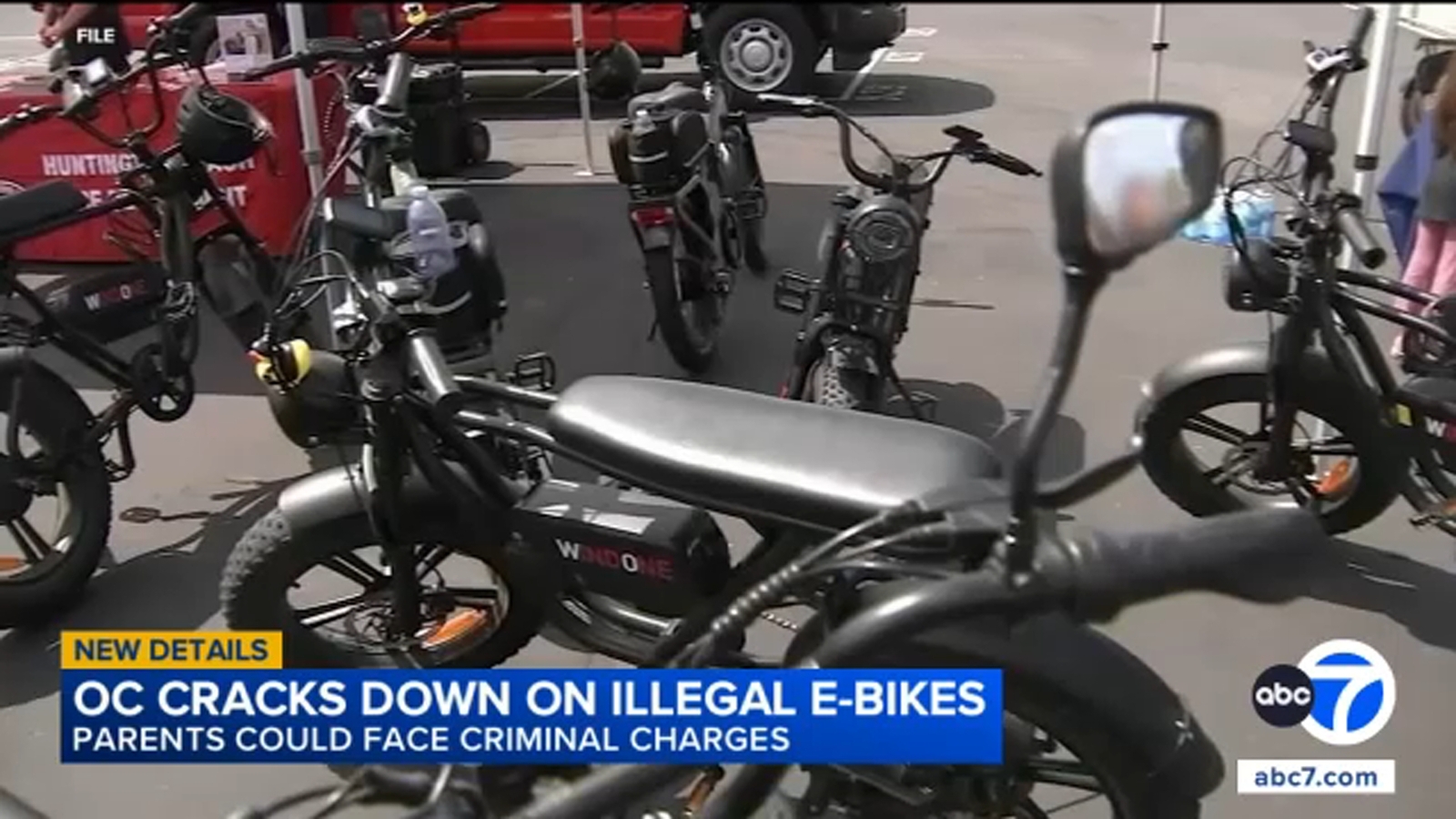 Orange County cracking down on illegal e-bikes, e-motorcycles as parents face charges