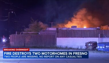 Fire in Central Fresno destroys two RVs, officials say