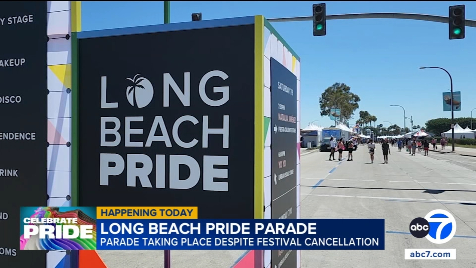 Long Beach Pride Parade marches on as scheduled Sunday despite festival cancellation