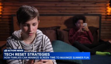 How to balance screen time with children during summer break