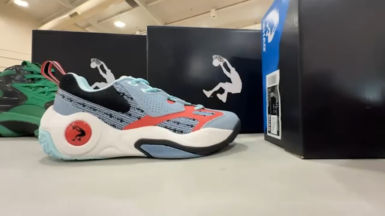 Shaquille O'Neal donates sneakers to Bullard High School students