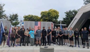 Law enforcement takes part in torch run for Special Olympics Northern California