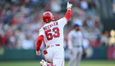 Anaheim-native Wade Meckler's big debut powers Angels over Rangers