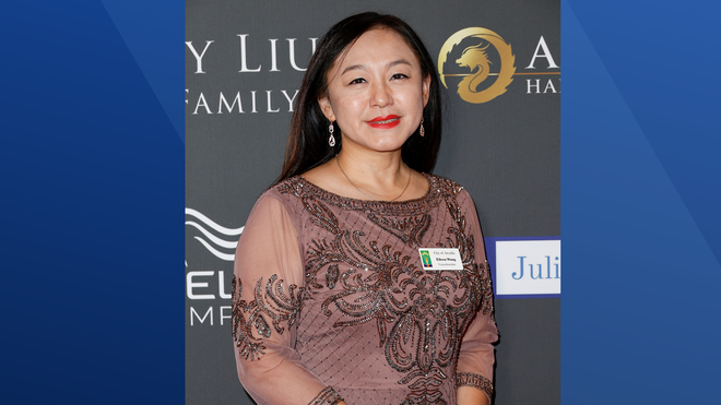 Eileen Wang attends the Asian Hall of Fame 2023 induction ceremony at Biltmore Los Angeles on October 21, 2023 in Los Angeles, California.