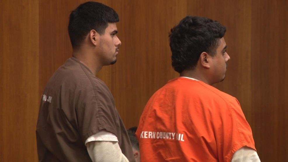 Two brothers, 22-year-old Juan Morales (left) and 19-year-old Isaias Morales (right), pleaded not guilty to charges, including attempted murder, after allegedly assaulting a man with a baseball bat. PHOTO: KBAK/KBFX