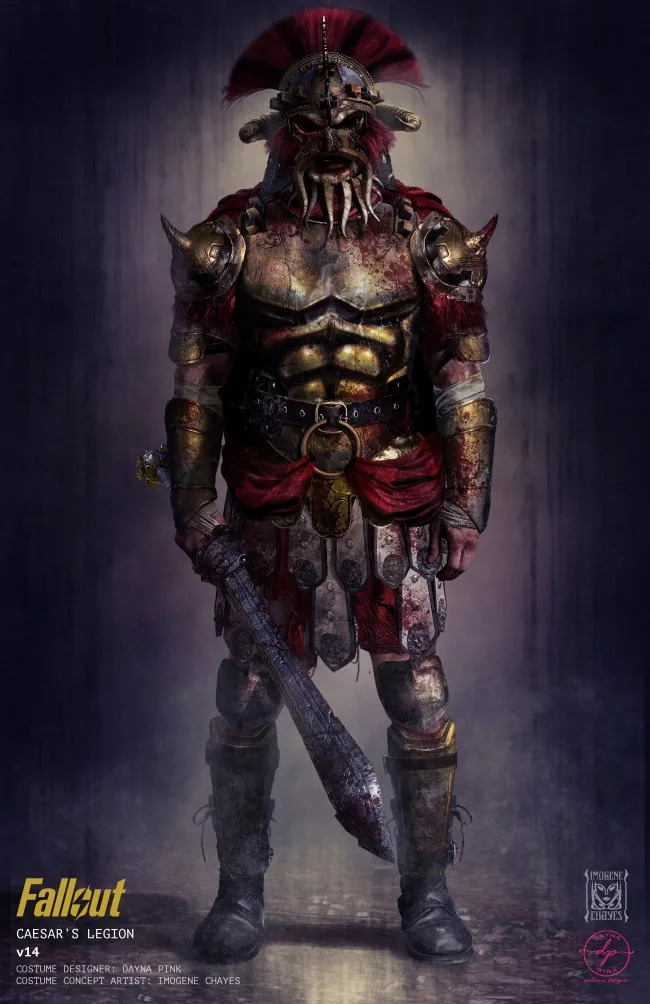 Caesar's Legion Costume Sketch Fallout