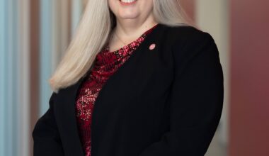 Woman wearing a blazer