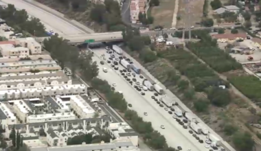 210 Freeway closed for police activity in Sylmar – NBC Los Angeles