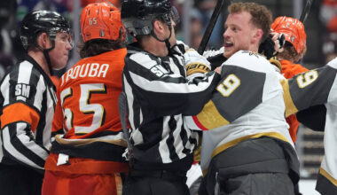 Vegas Golden Knights talk to the media ahead of Game 5 against the Anaheim Ducks— VIDEO | Golden Knights