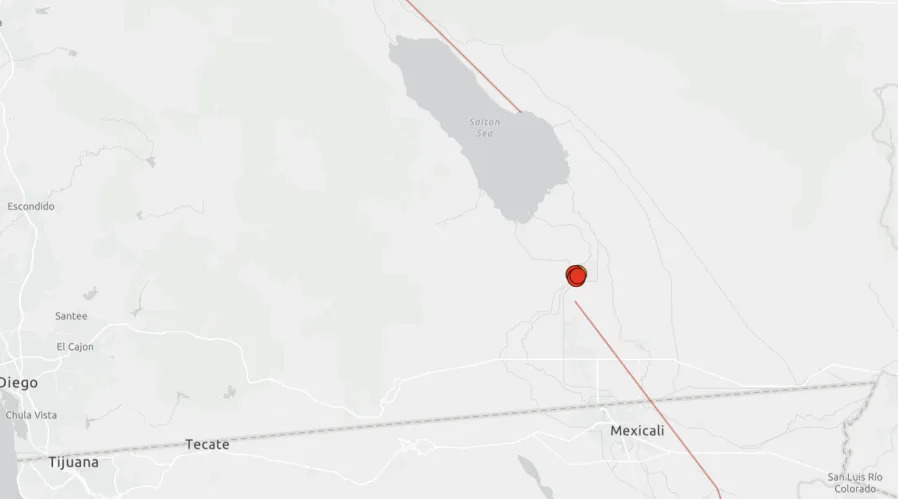 A series of earthquakes strike in Imperial County, Calif. on May 9, 2026. (USGS)
