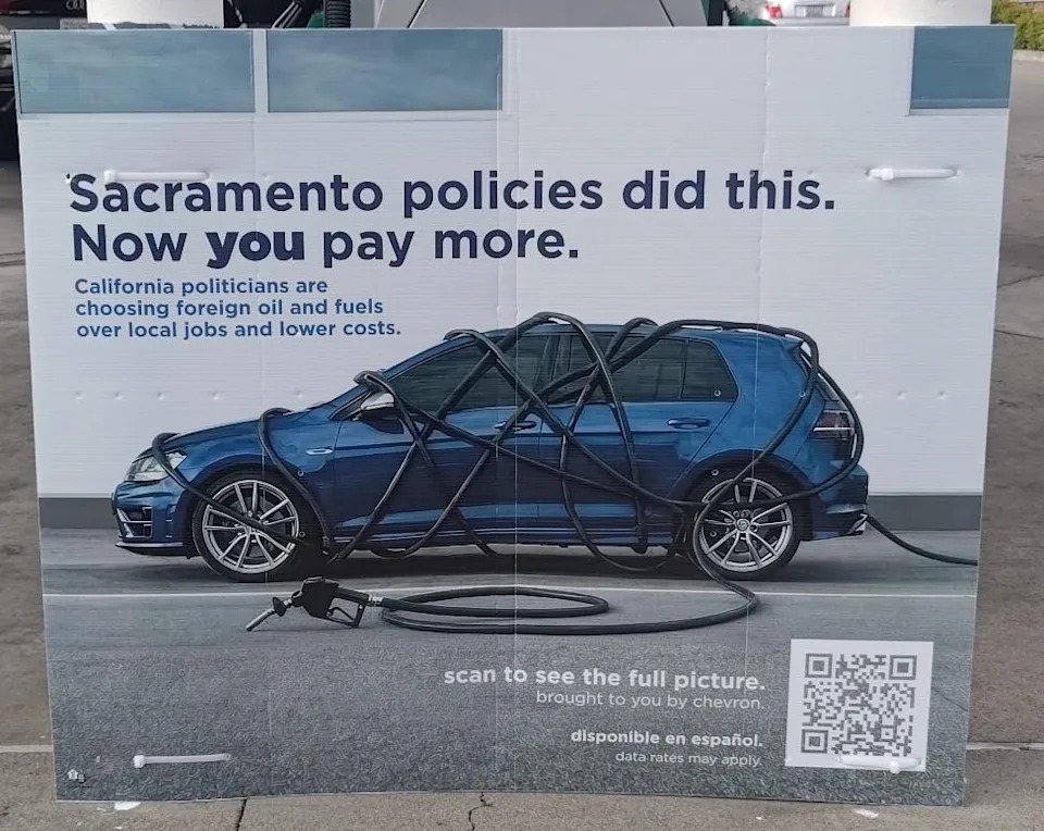 As of Thursday, the average price in the Golden State is $6.143 a gallon, according to AAA. Reddit / Halcyon_Daisy