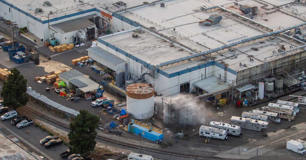 Threat of Explosion From Toxic Chemical Tank Lessened, Officials Say