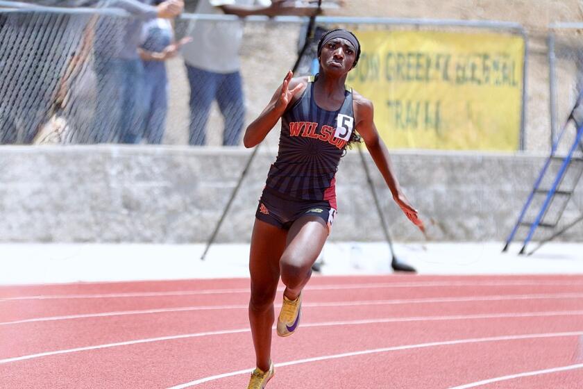 Southern Section Masters Meet: Clara Adams helps Long Beach Wilson break records