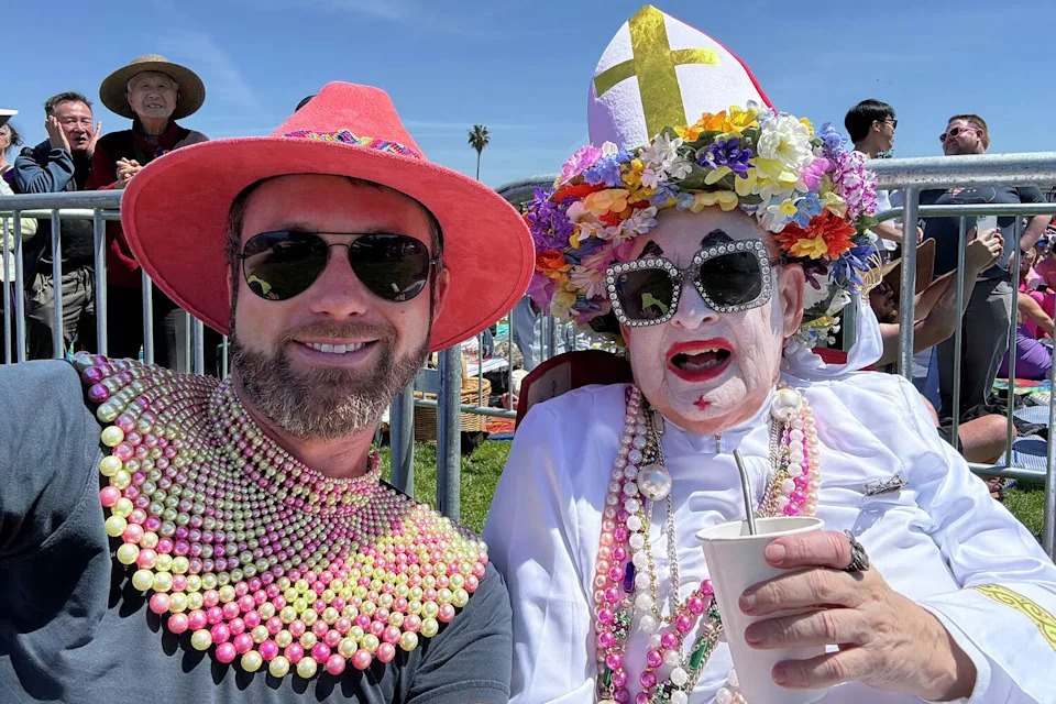 Pope Dementia at the Sisters of Perpetual Indulgence's annual Hunky Jesus competition in San Francisco. (Courtesy of Huntly Gordon)