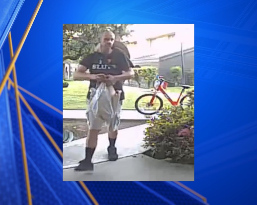 Bakersfield PD seeks help identifying man who allegedly stole package from Lennox Avenue home