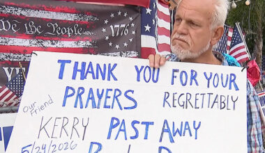 California man known for pro-Trump displays dies after assault outside his home