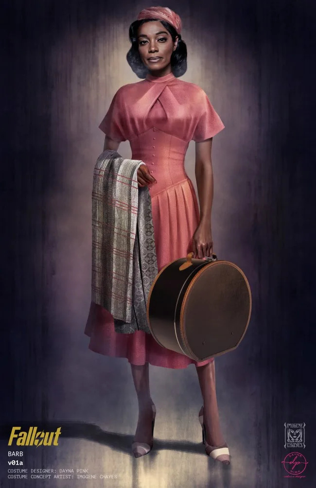 Barb Fallout Costume Sketch
