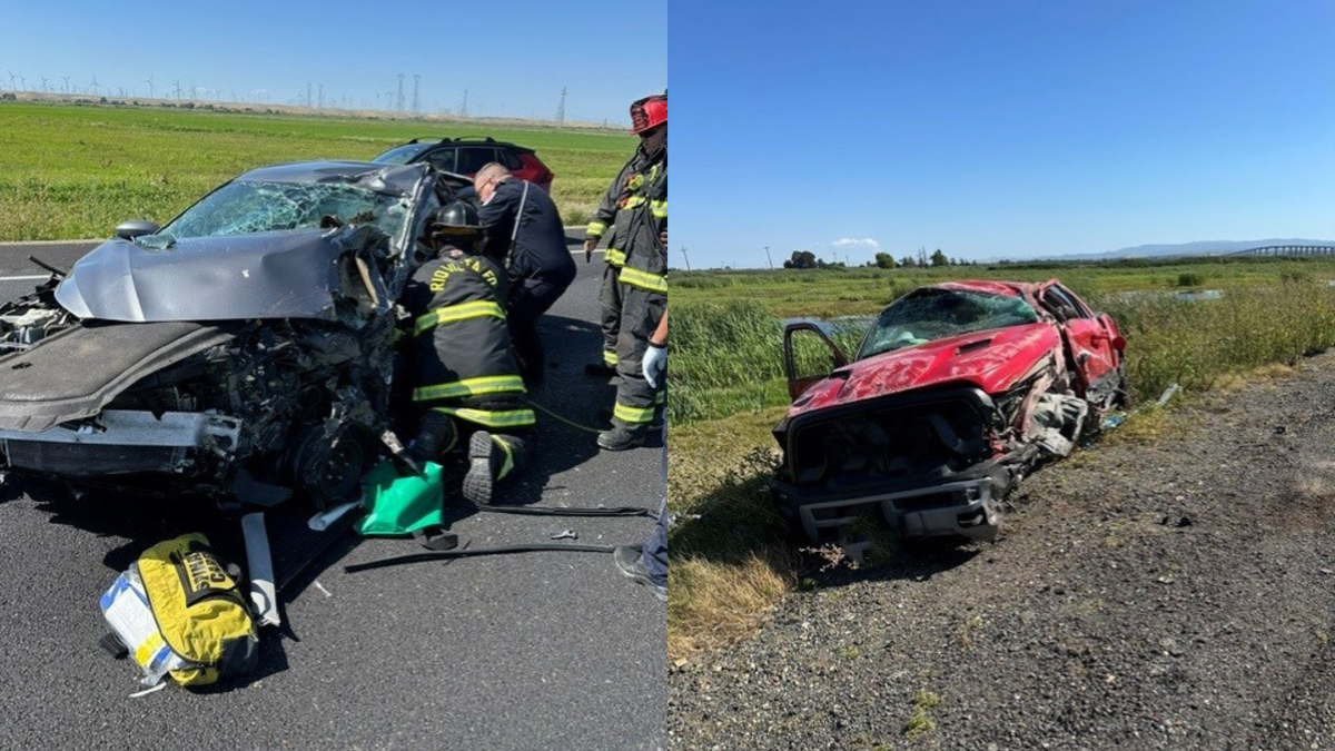 2 people injured in head-on crash in Sacramento County