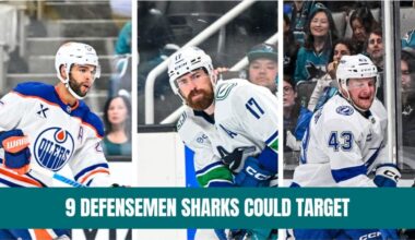 9 Defensemen Sharks Could Target This Off-Season