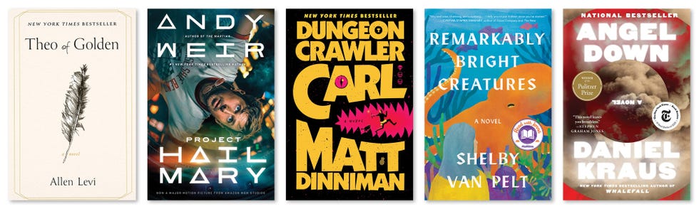books, southern california bestsellers, trade paperback fiction