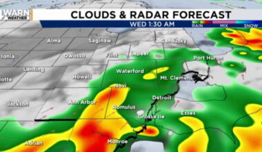 When do you have to worry about rain next in Metro Detroit?