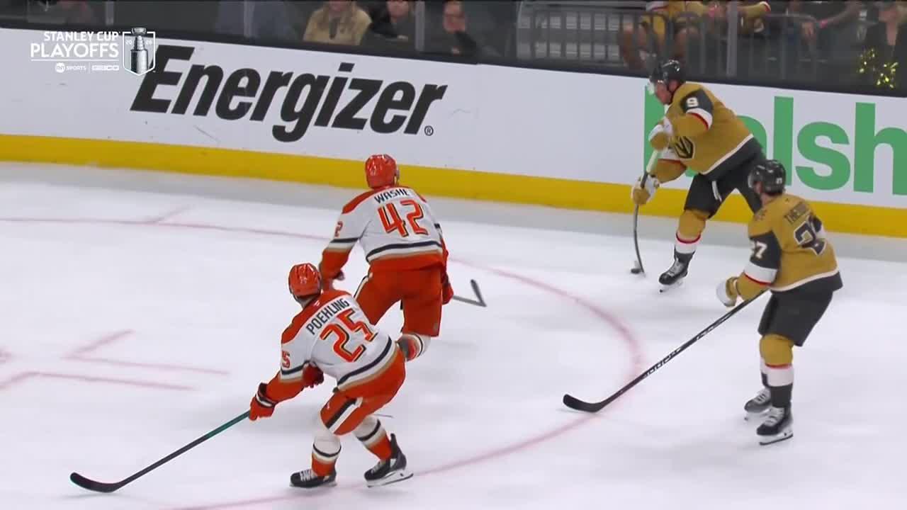 Ducks beat Golden Knights 3-1 and send series back to Anaheim at 1-1