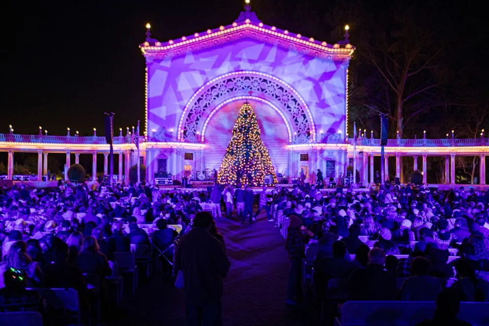 “December Nights” at Balboa Park on December 02, 2023 in San Diego, California. Getty Images